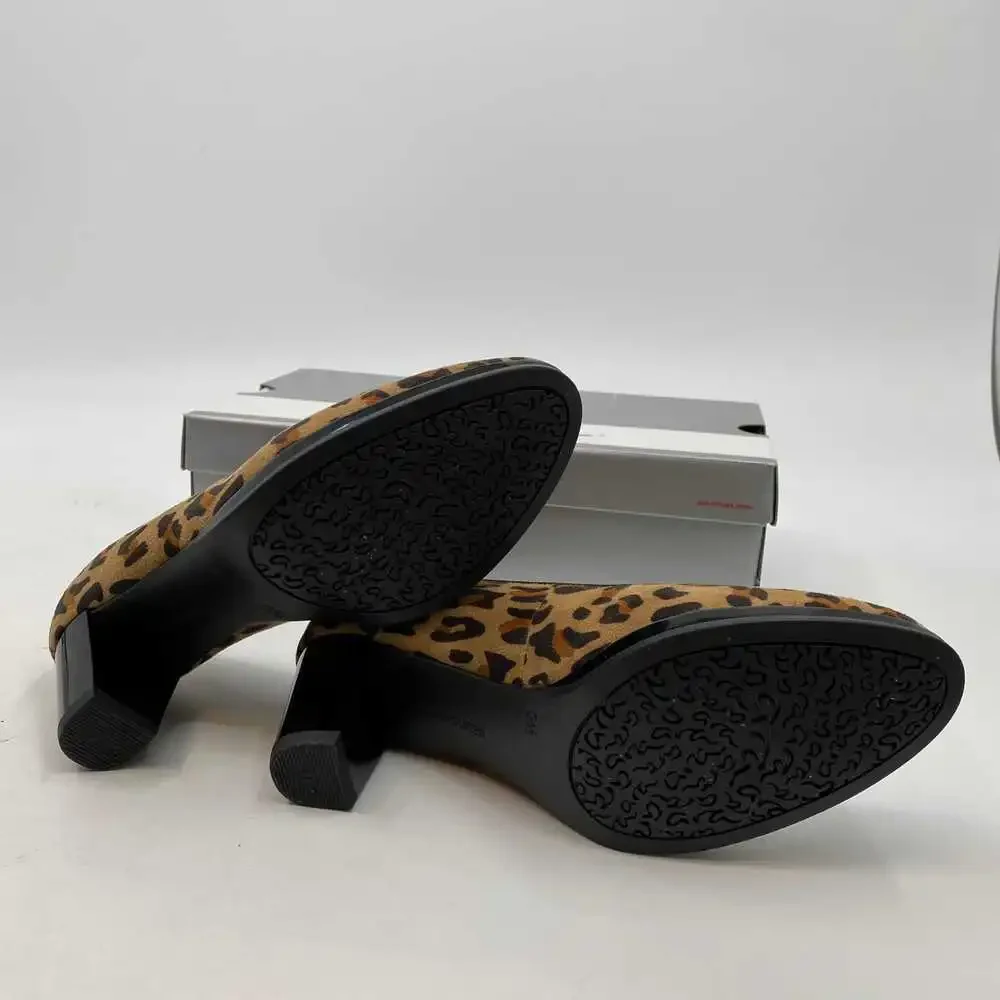 Ara Brown Leather Block Heels | Women’s Size 6